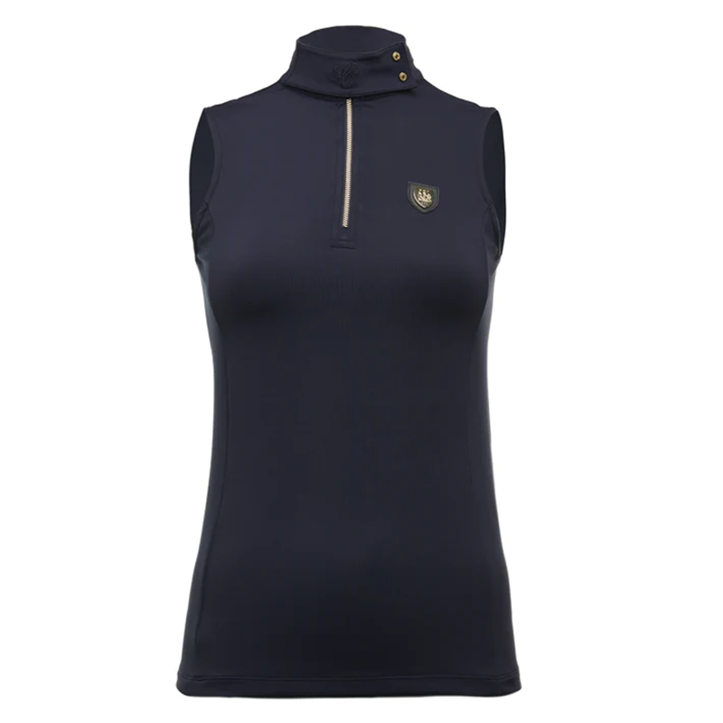 Holland Cooper Elite Sleeveless Base Layer - Ink Navy-5